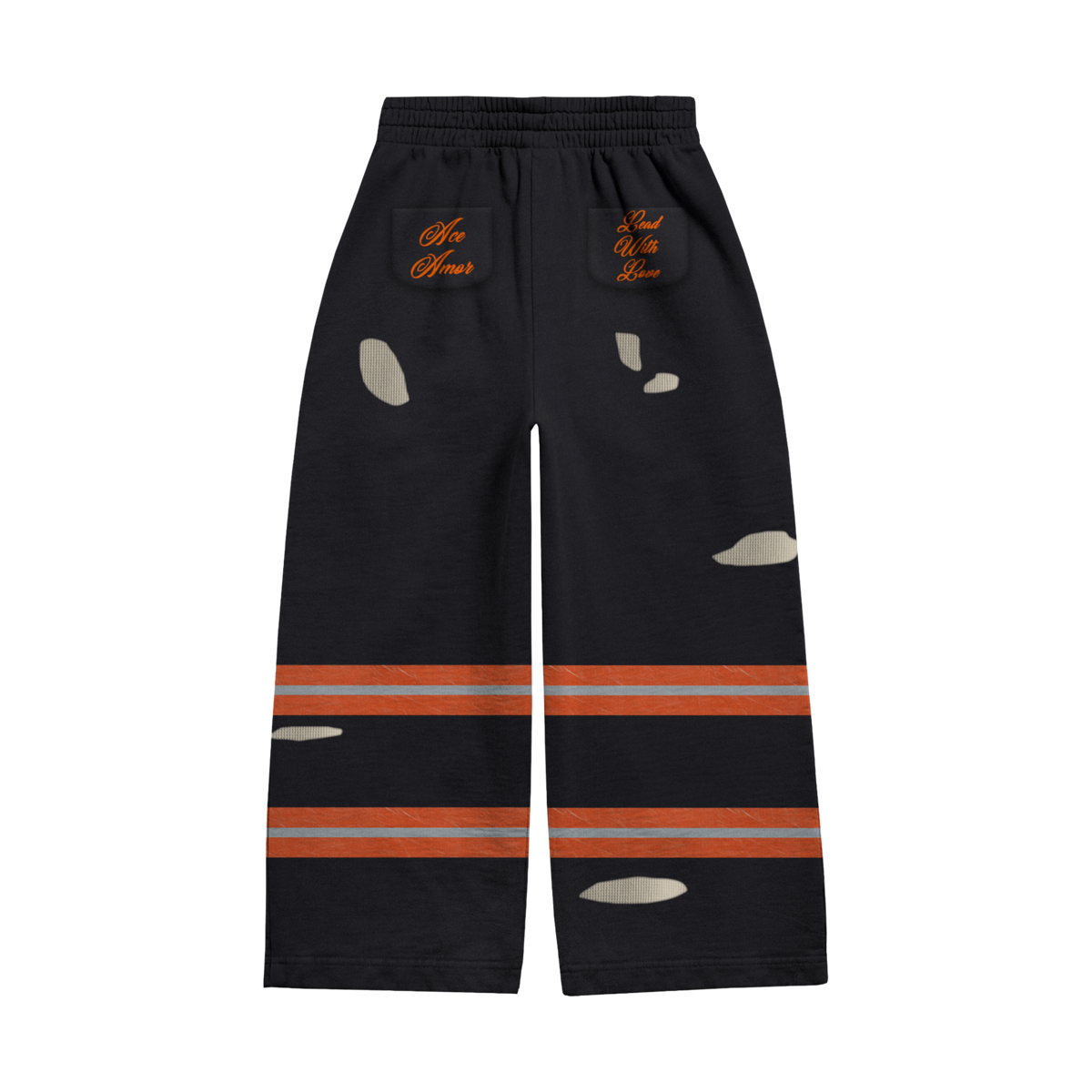 Black Construction Sweatpants